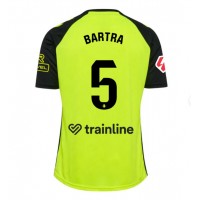 Camiseta Real Betis Marc Bartra #5 Visitante Equipación 2024-25 manga corta